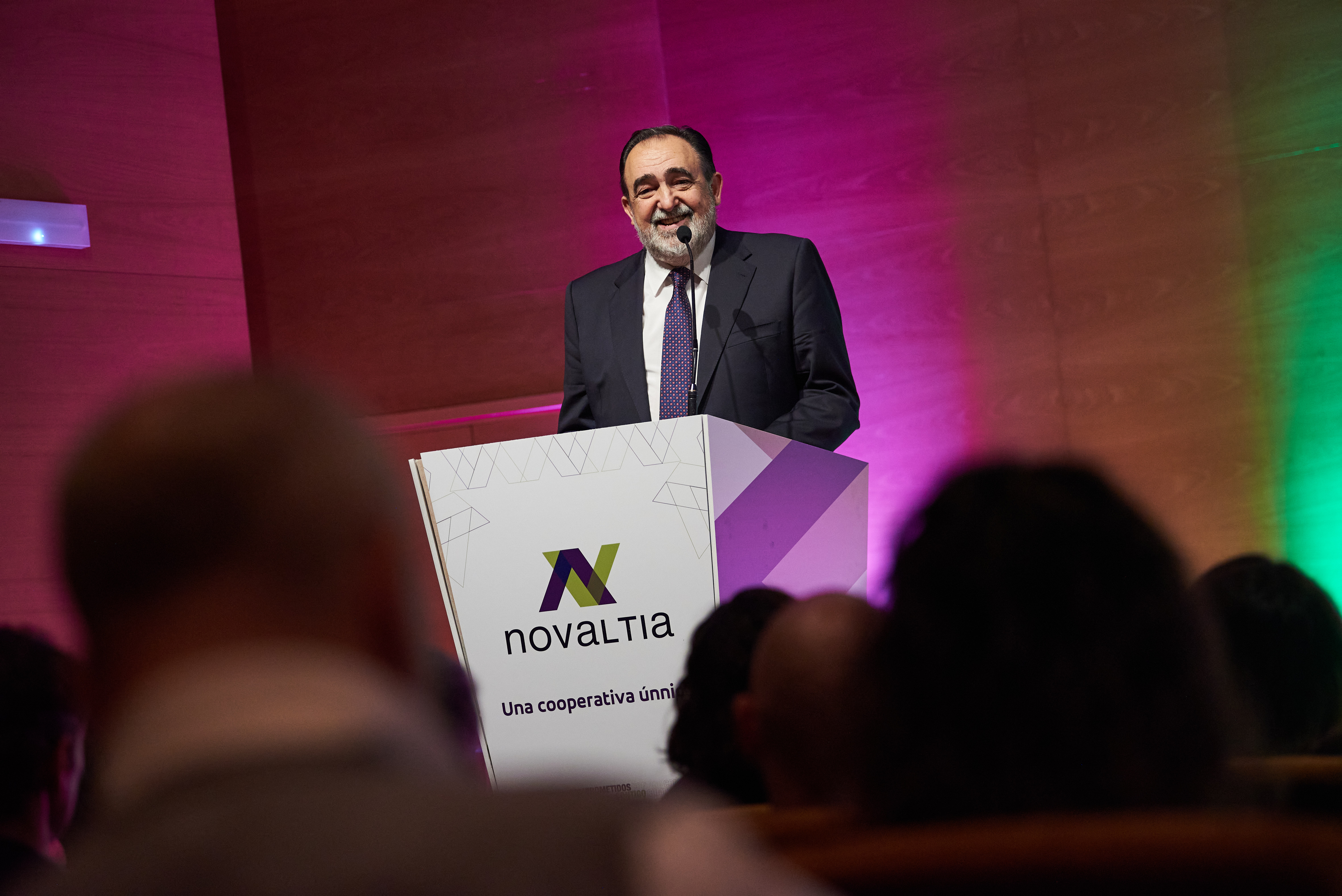 Intervención durante la Convención Anual de Novaltia 2022, evento en el que se presentaron nuevas líneas de proyecto para la atención a personas dependientes.