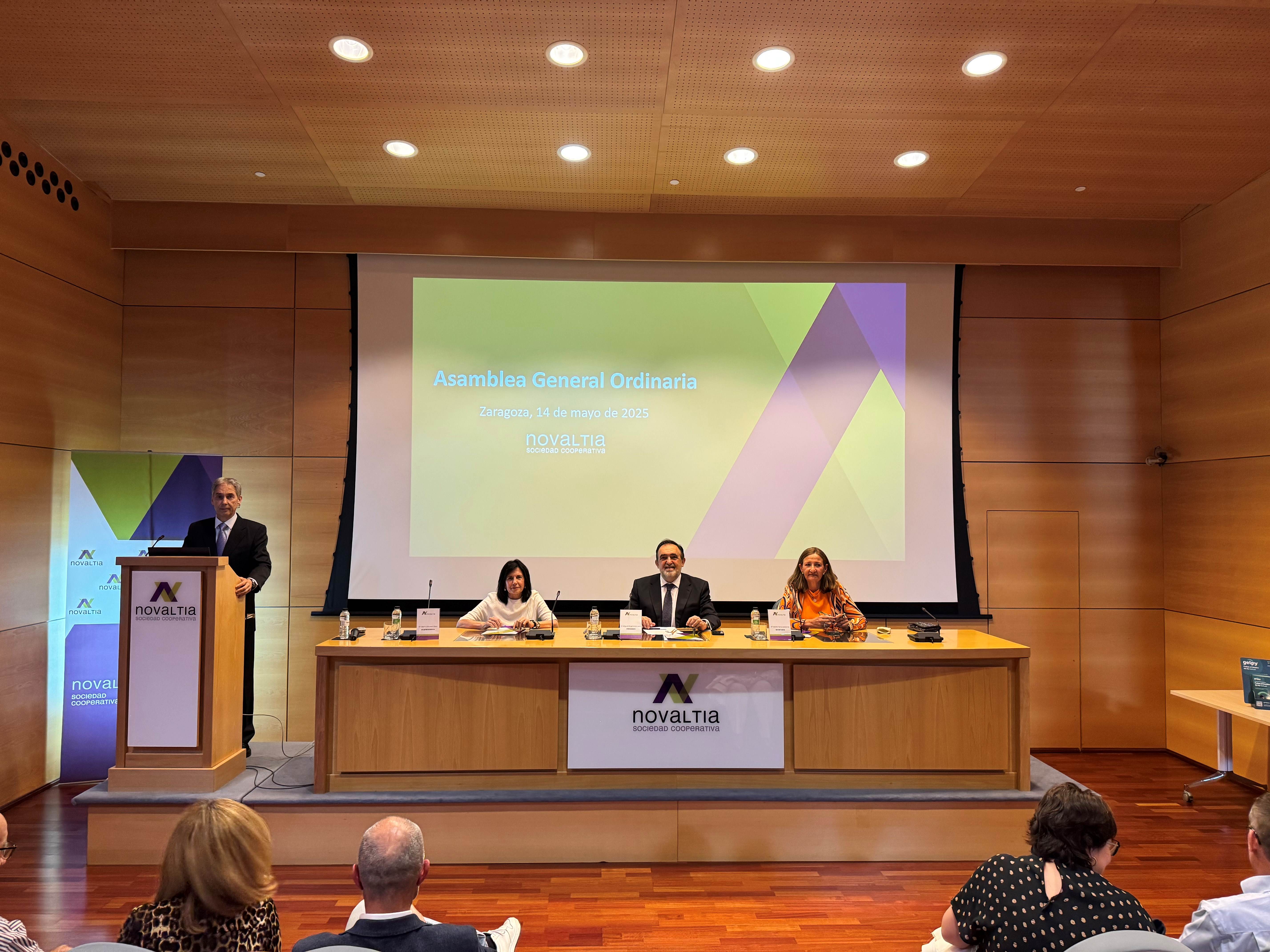 Asamblea General de Novaltia con la presentación de la gestión social, cuentas anuales y distribución del excedente