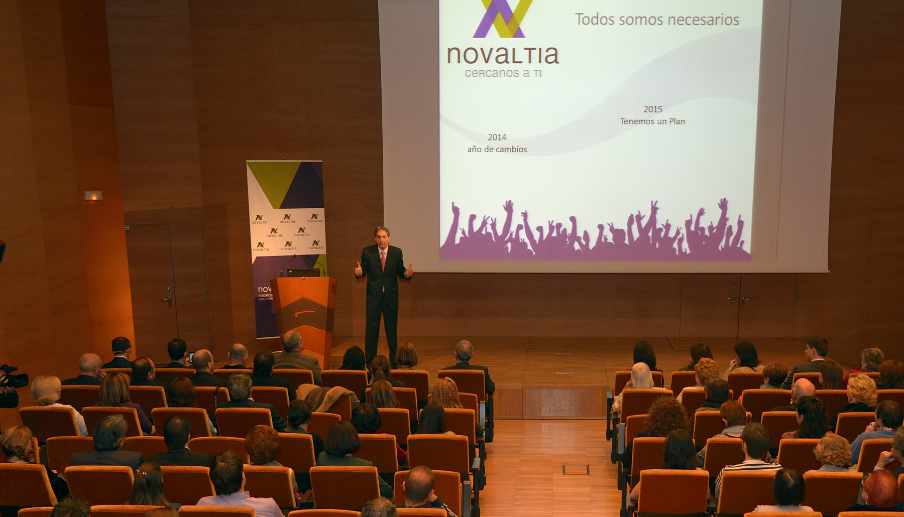 Vista general del encuentro anual de Novaltia con socios farmacéuticos, en el que se presentaron las líneas estratégicas 2015-2018.